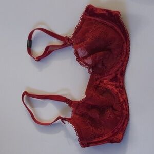 Victoria's Secret Dream Angels Push Up Without Padding Lace Velvet 32C NWT